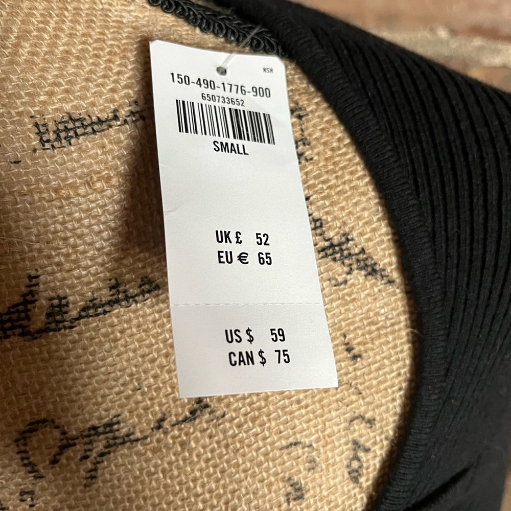 Abercrombie & Fitch Black Long Sleeve Square Neck Top - Picture 5 of 6